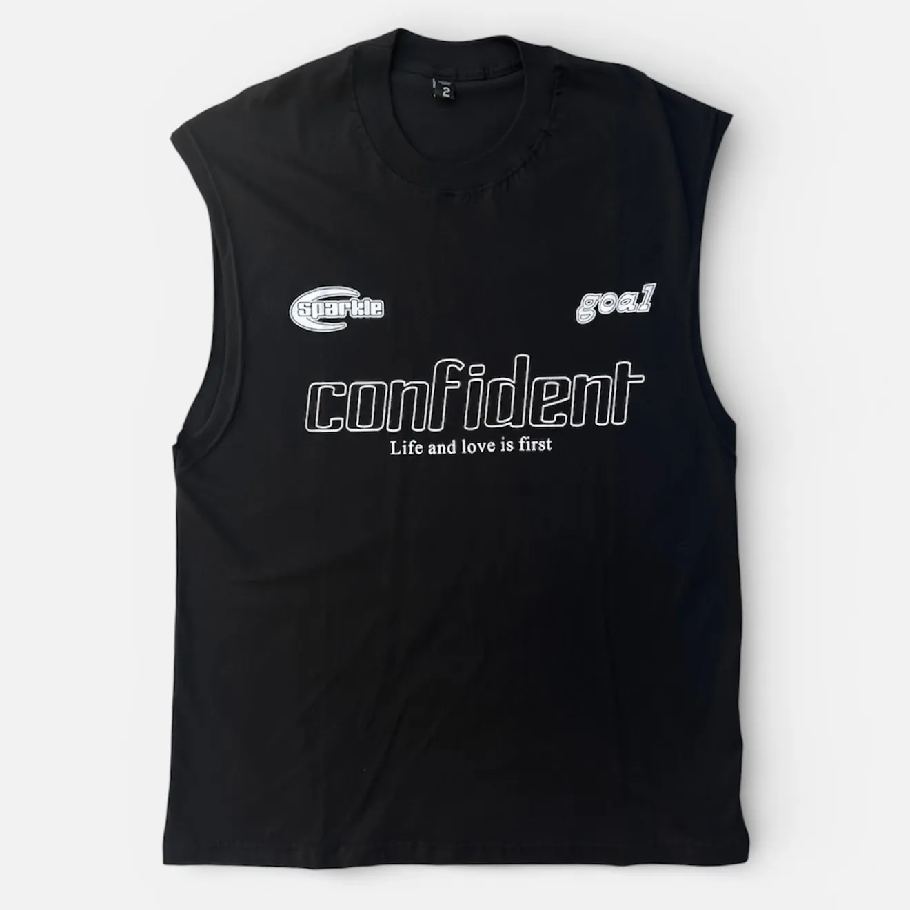 Musculosa Confident negra