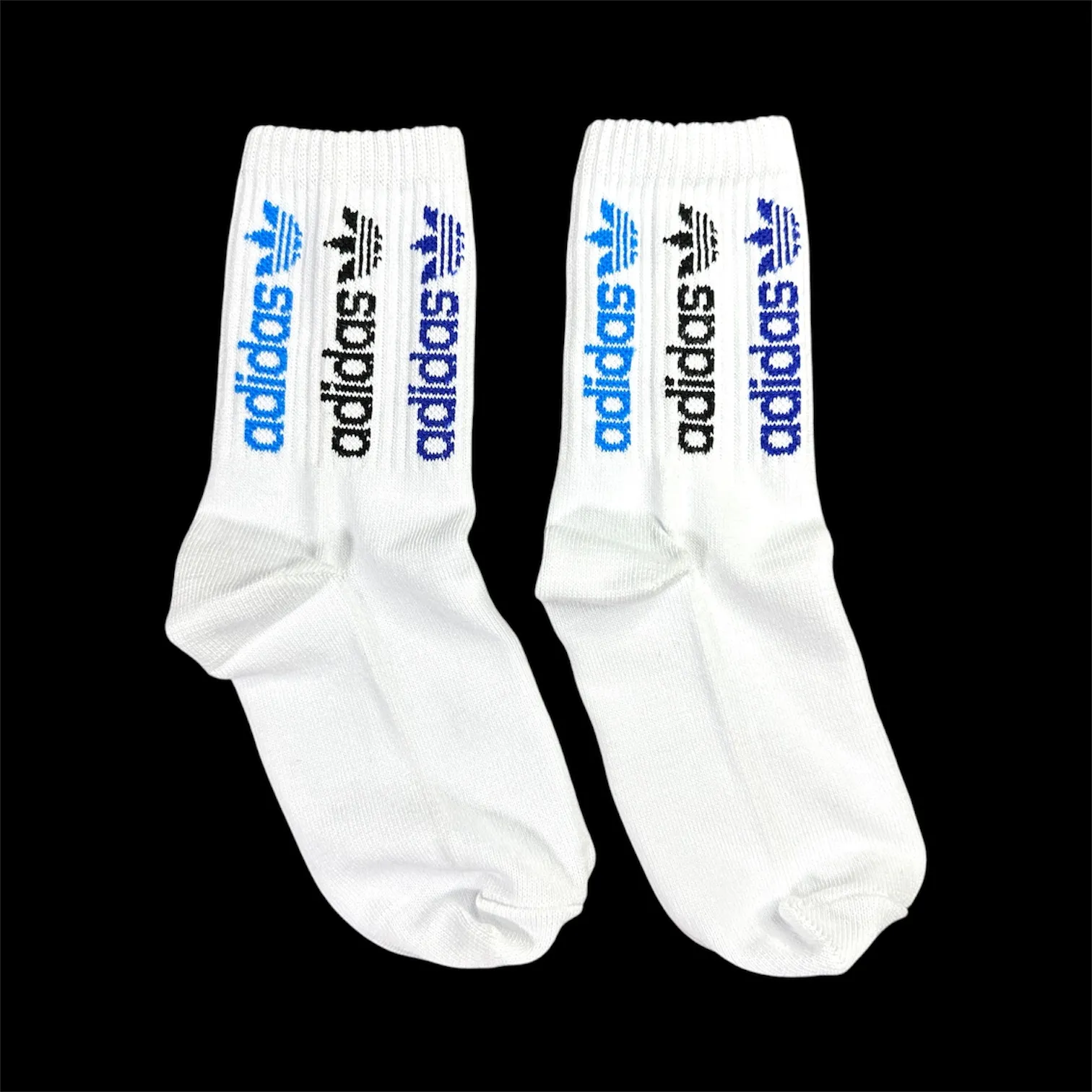 Adidas tricolor azul