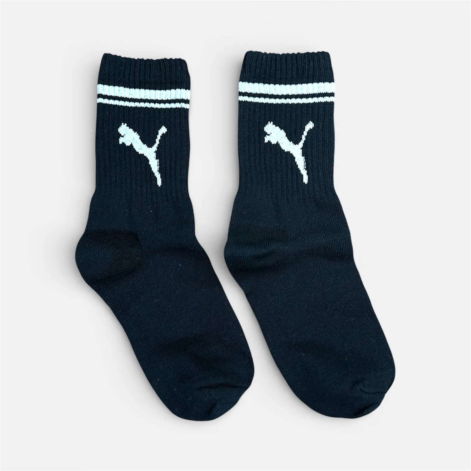 Puma negro con líneas