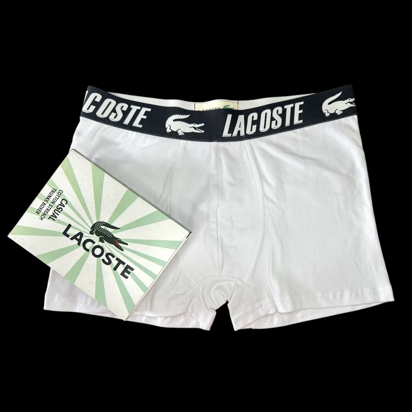 Bóxer Lacoste blanco