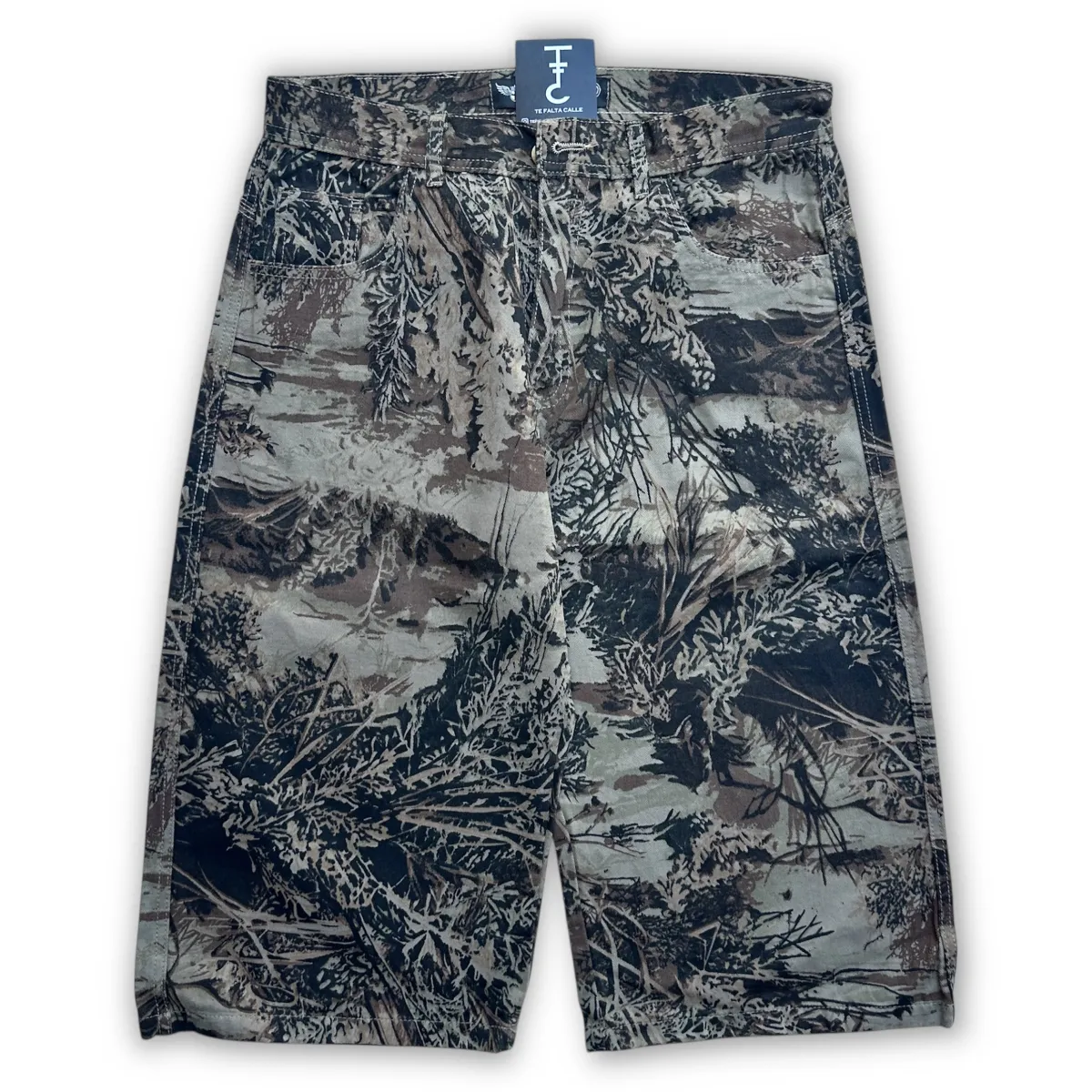 Bermuda baggy realtree marrón