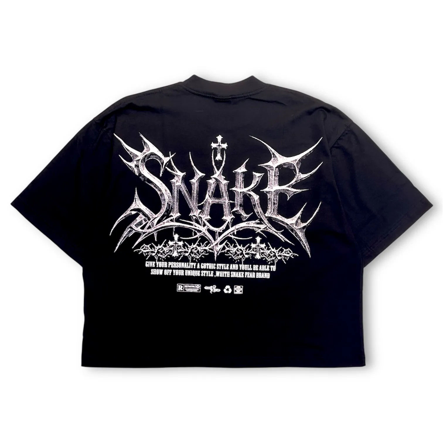 Boxy fit Snake negra