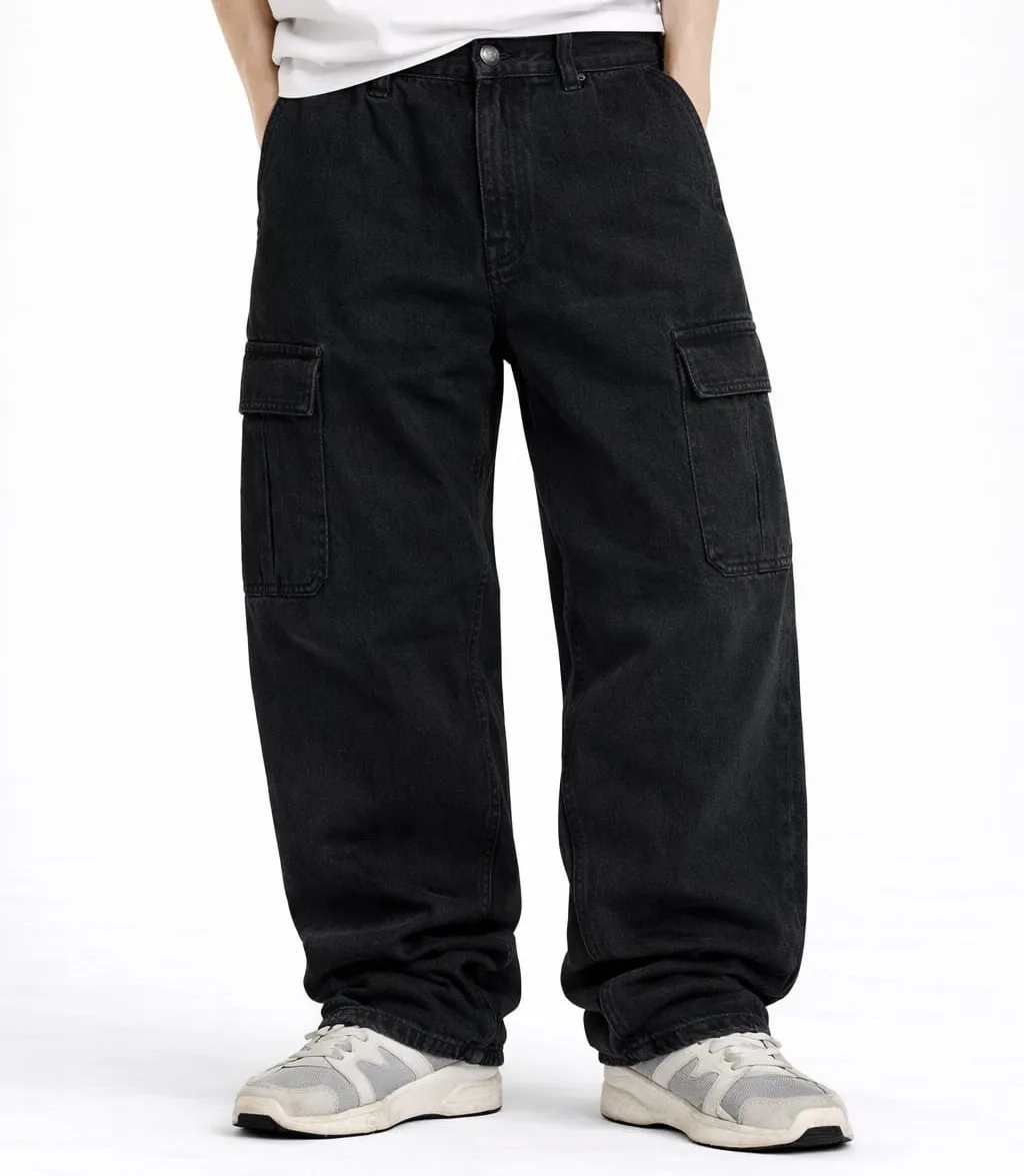 Baggy cargo negro