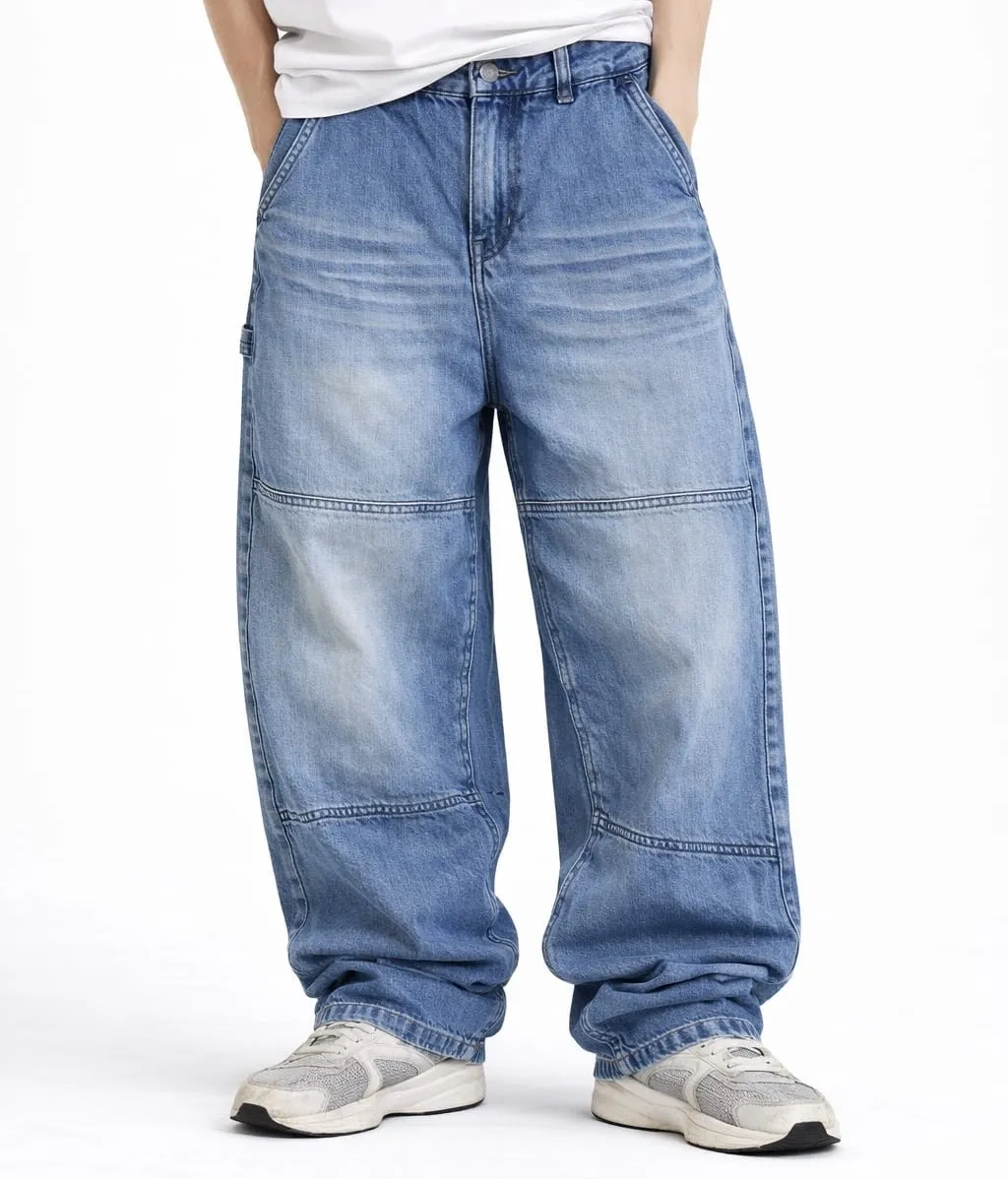 Extra baggy sky blue