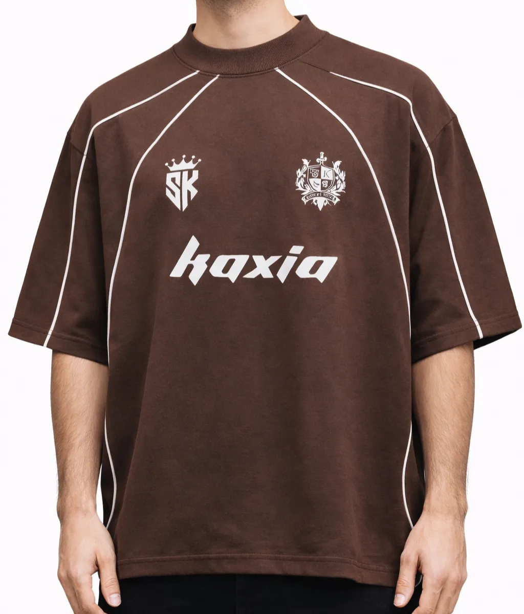 Oversize marrón c/línea viva