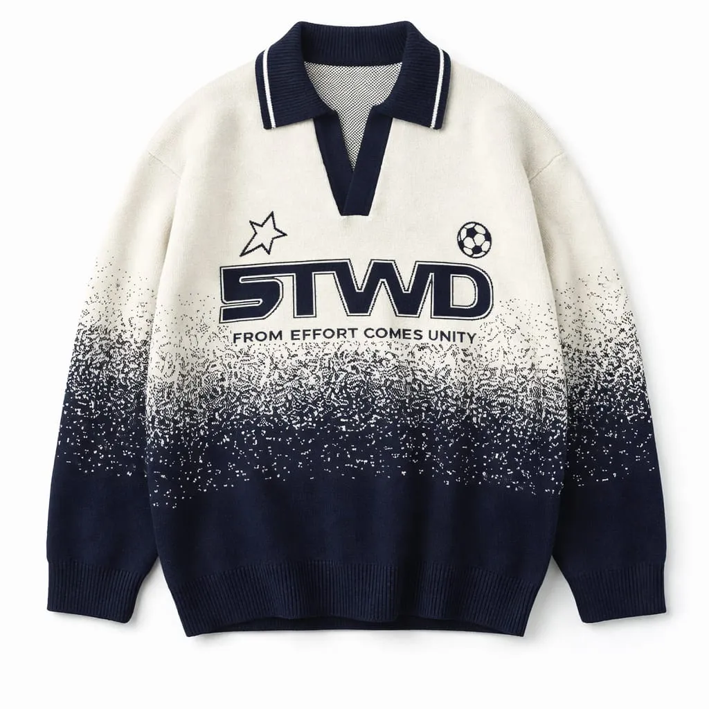 sweaters boxy cuello polo