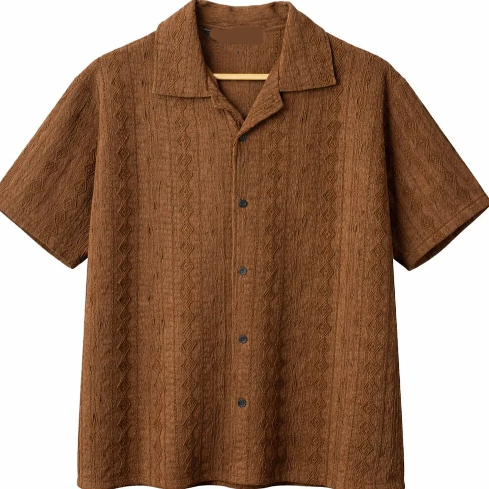 camisa over  de tejido crochet