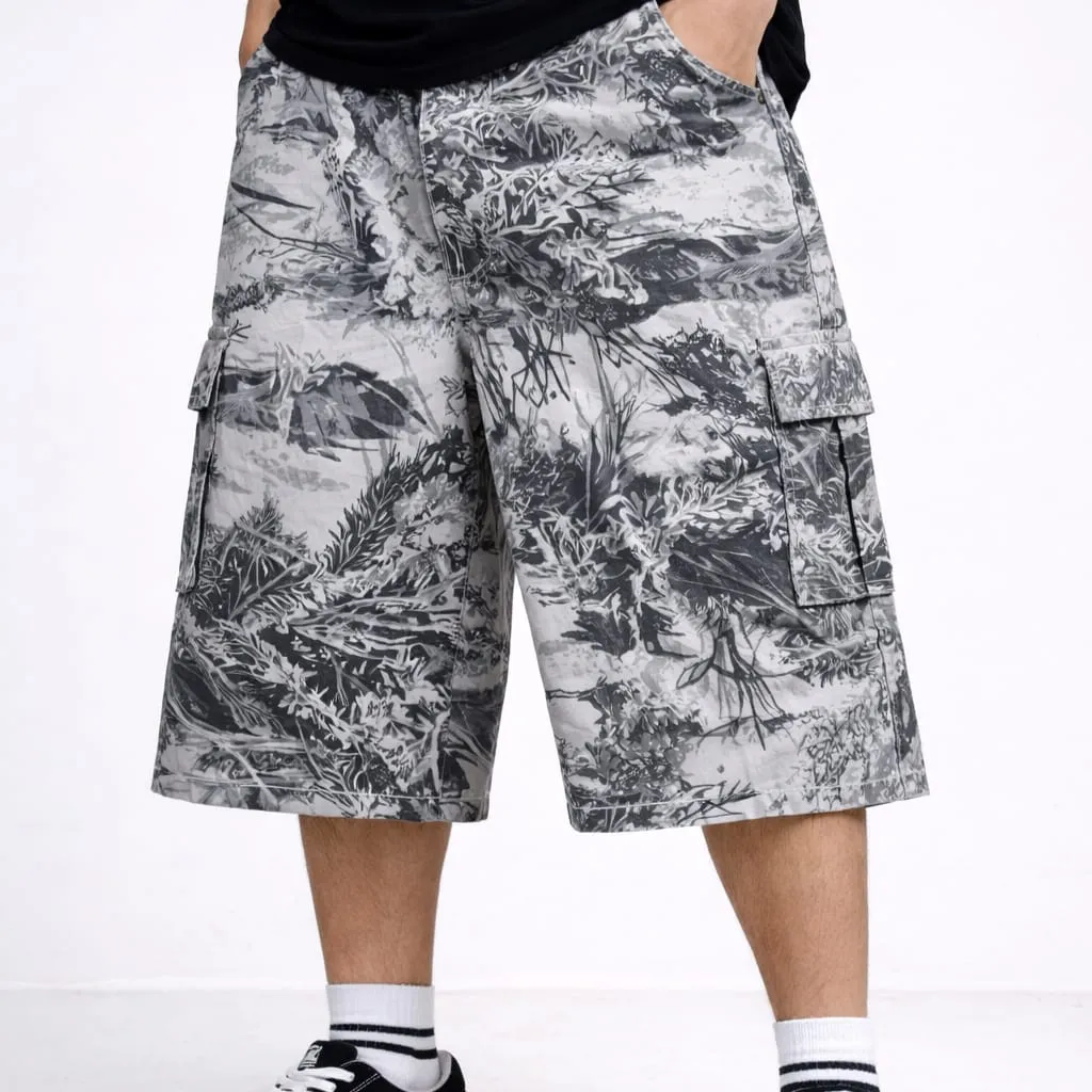 Bermuda baggy realtree gris