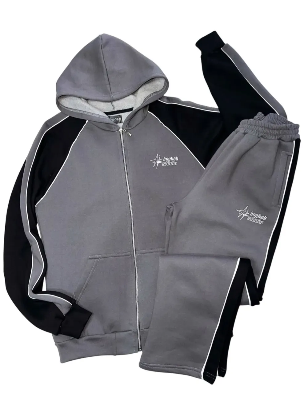 CONJUNTO OVERSIZE COMBINADO CON VIVOS