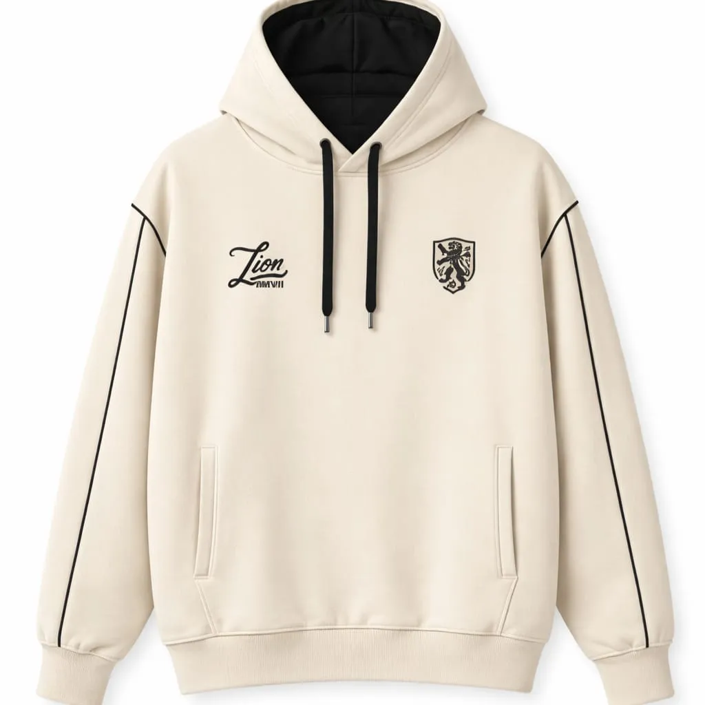 buzo lion beige claro