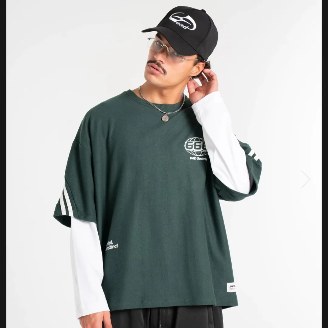 remera shiver de rustica verde