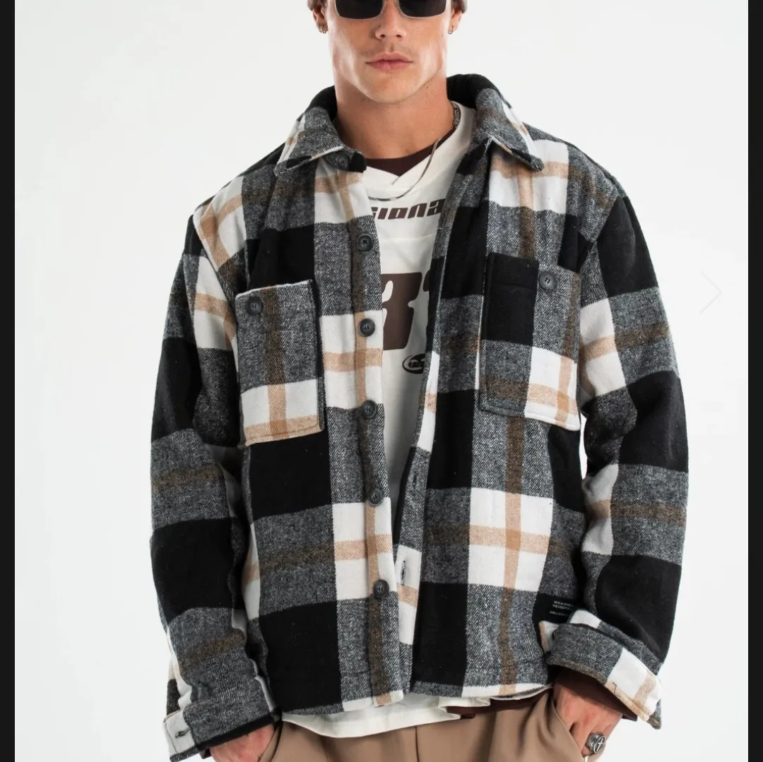 campera camisaco negro
